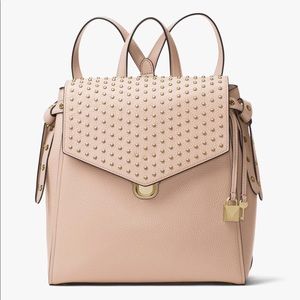 MICHAEL KORS PINK STUDDED BACKBACK